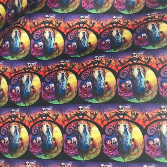 CLEARANCE-56" Halloween mix Poly Cotton Blend Fabric