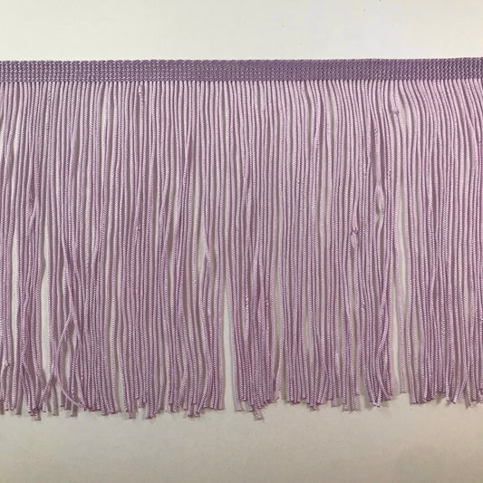 10 yard bolt 6" Lilac Light Purple Chainette Fabric Fringe Trim