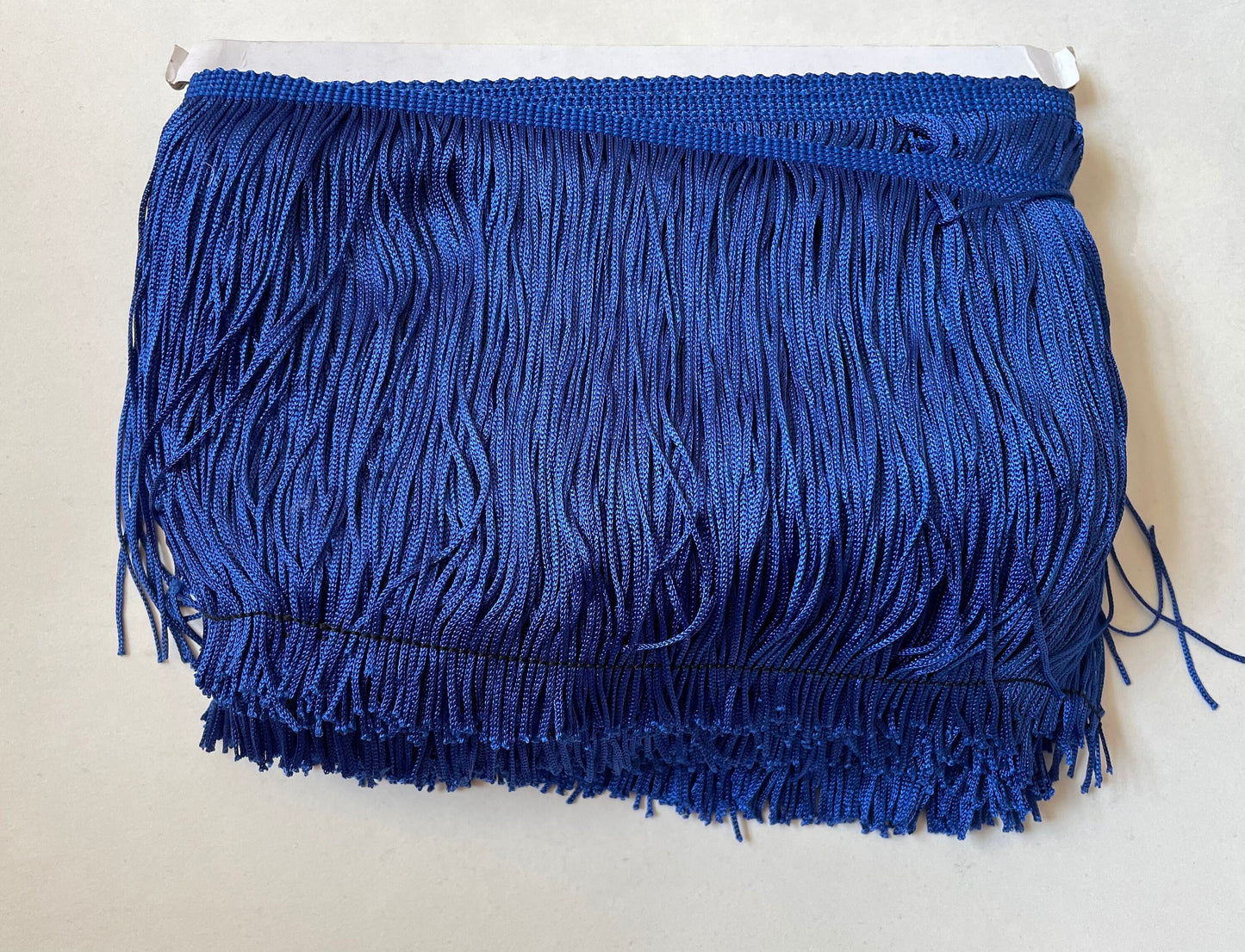 10 Yard Bolt-6" ROYAL Blue CHAINETTE Fabric Fringe Lampshade Lamp Costume Trim