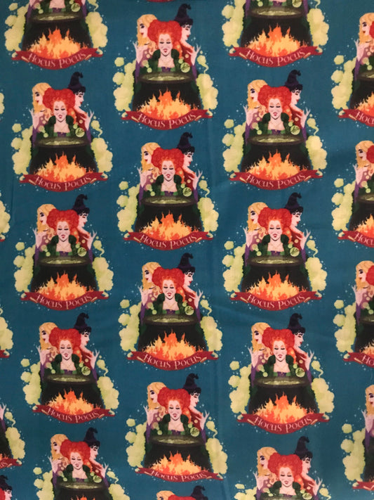 56" Wide Hocus Pocus Poly Cotton Blend Fabric