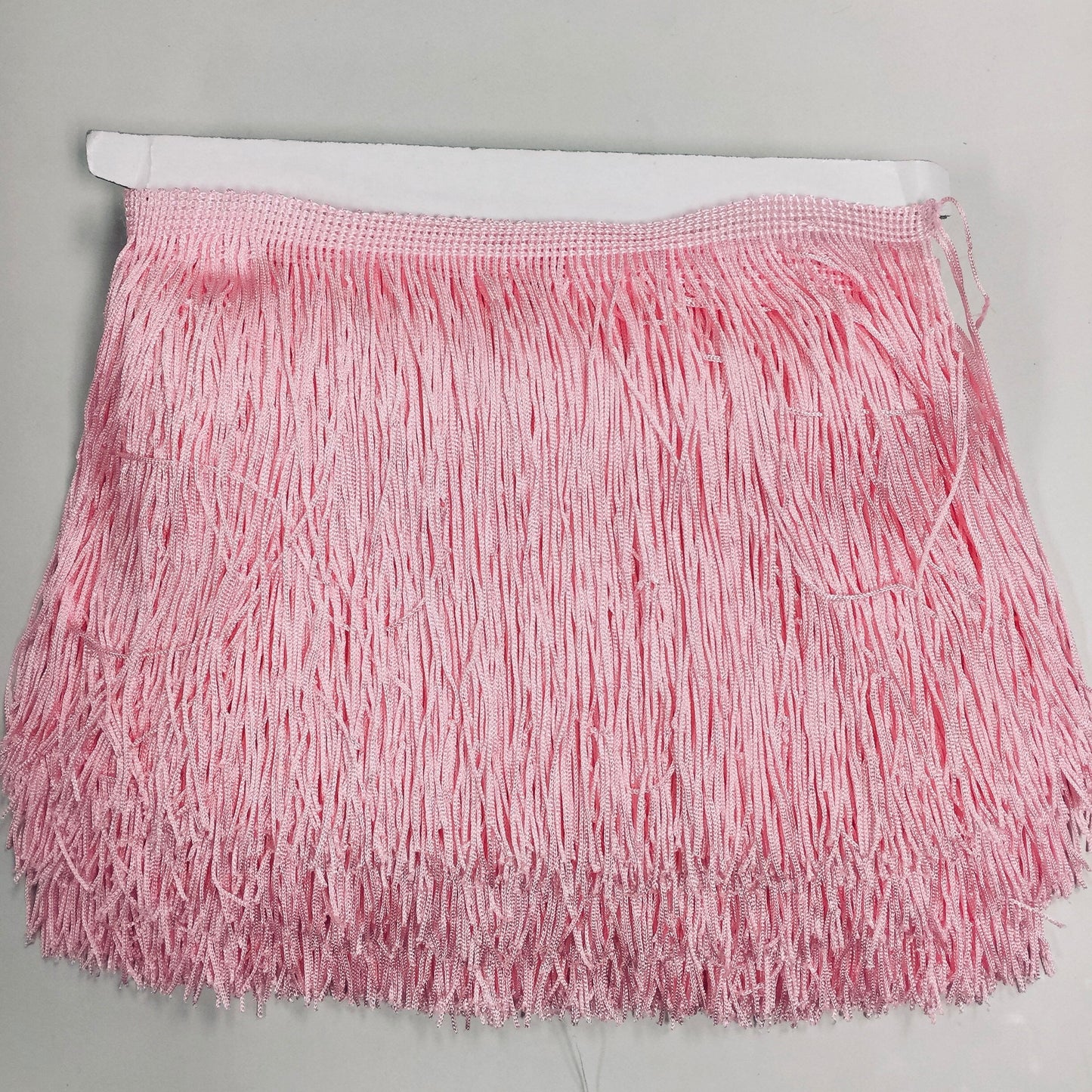 By the Yard-6" LIGHT PINK CHAINETTE Fabric Fringe Lampshade Lamp Costume Trim