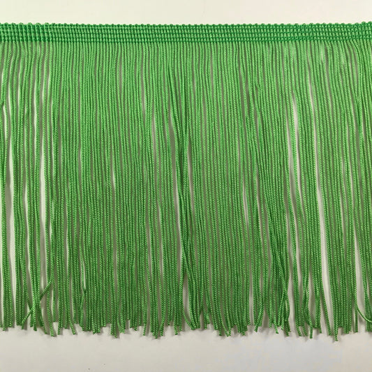 10 Yard Bolt 6" KELLY GREEN Chainette Fabric Fringe Lampshade Lamp Costume Trim