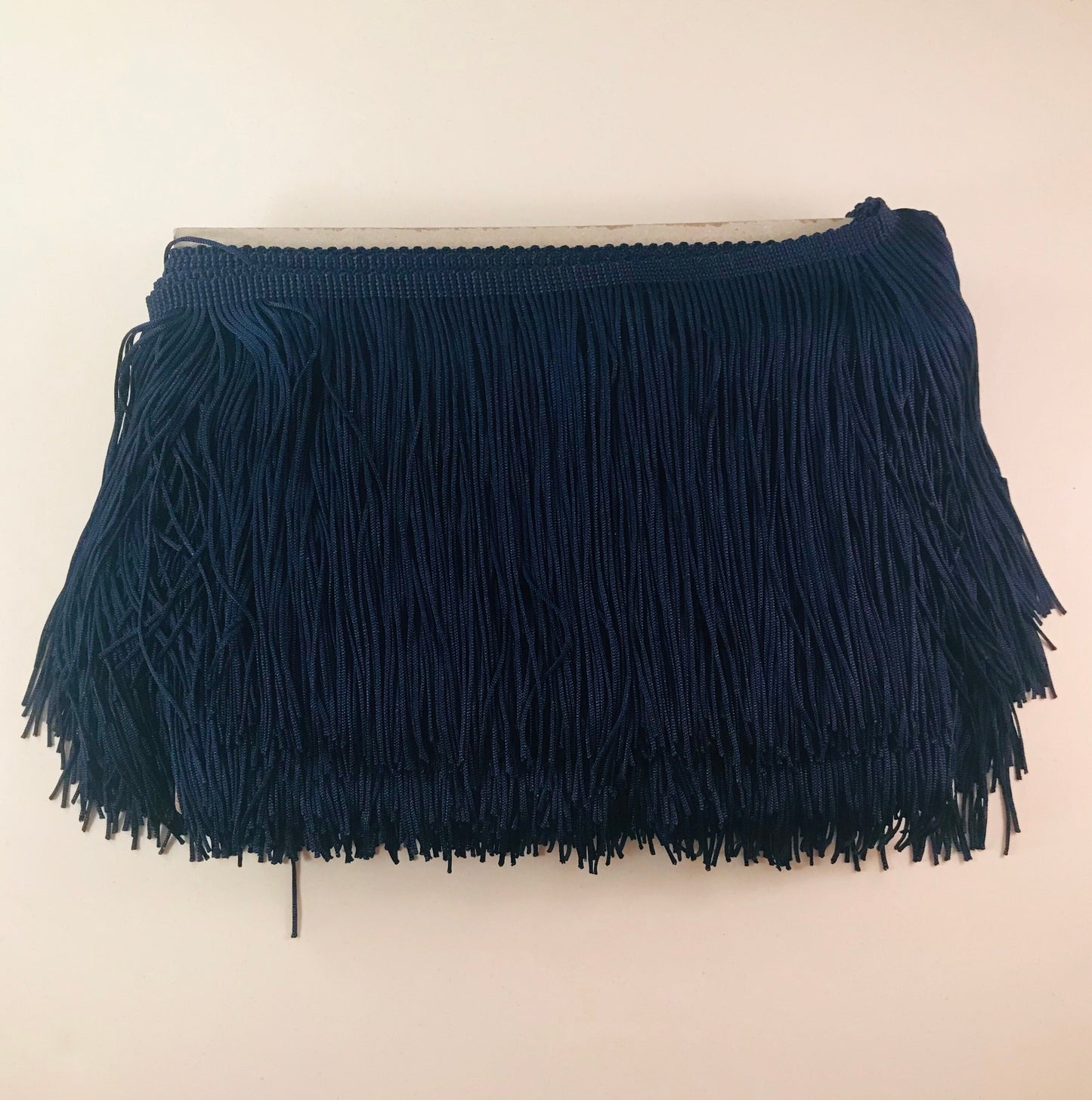 10.5 Yard Bolt-6" NAVY BLUE CHAINETTE Fabric Fringe Lampshade Lamp Costume Trim
