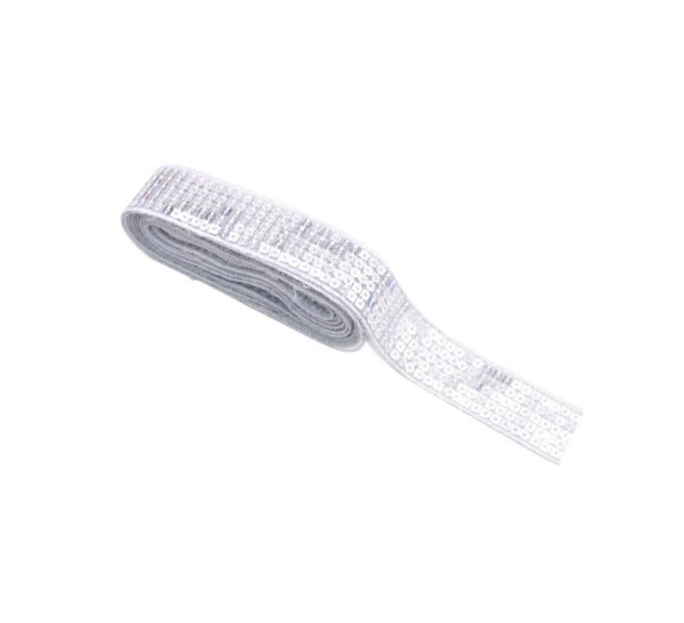 1" Flat Square Sequin Trim