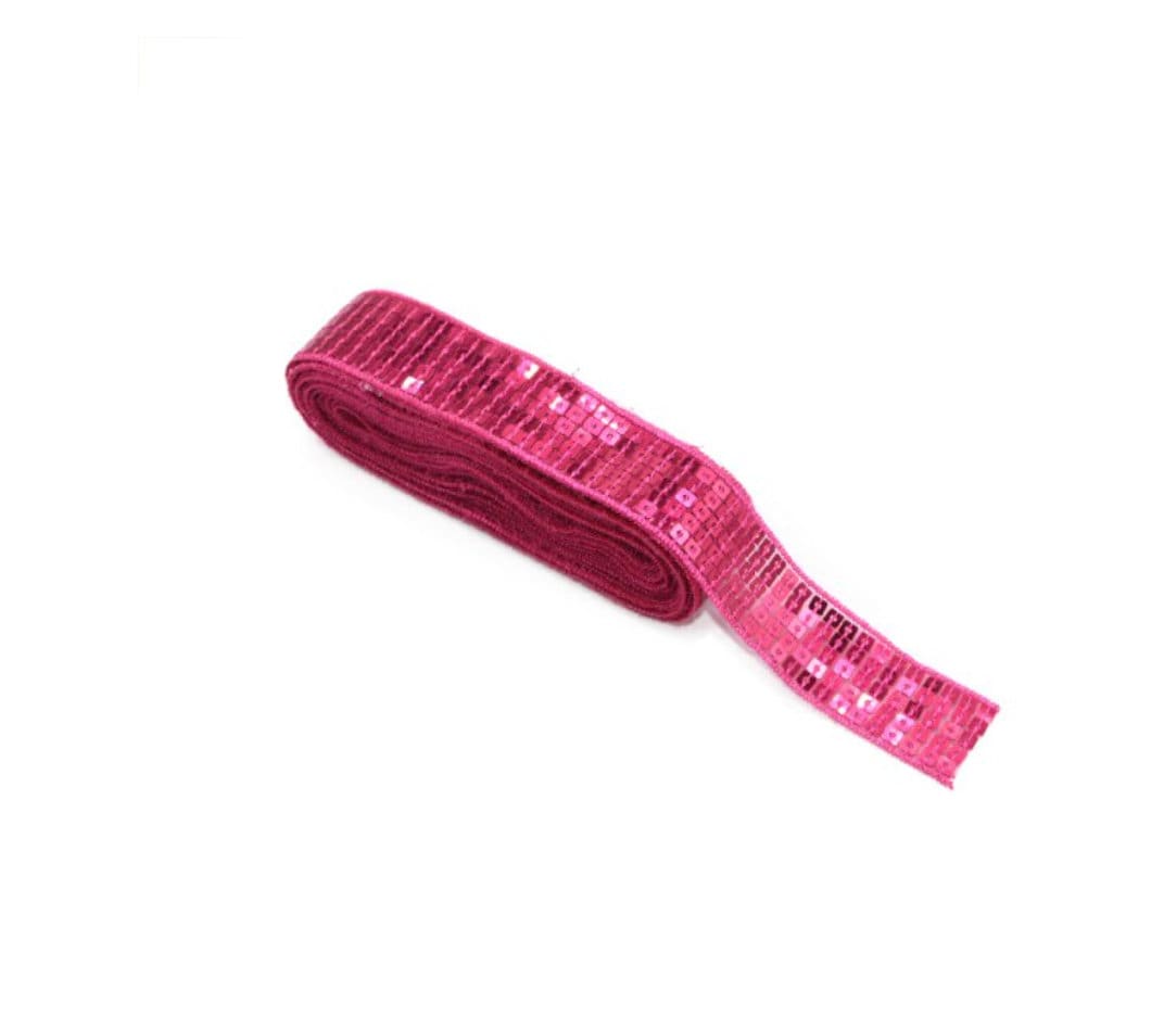 1" Flat Square Sequin Trim