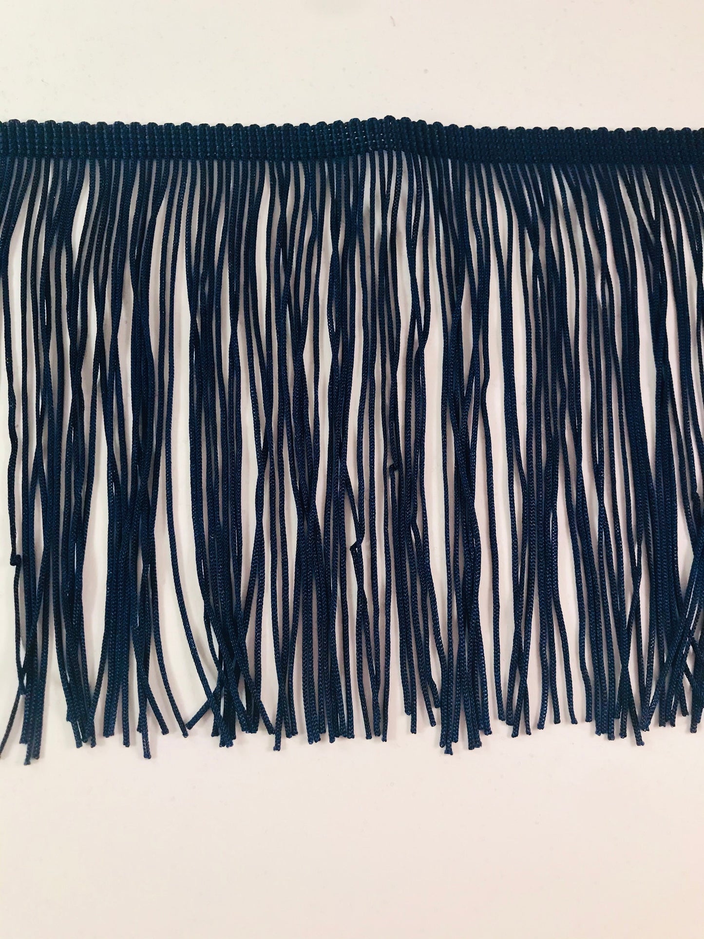 10.5 Yard Bolt-6" NAVY BLUE CHAINETTE Fabric Fringe Lampshade Lamp Costume Trim