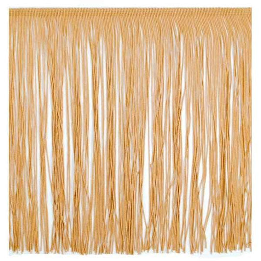 By the Yard-12" Gold CHAINETTE Fabric Fringe Lampshade Lamp Costume Trim