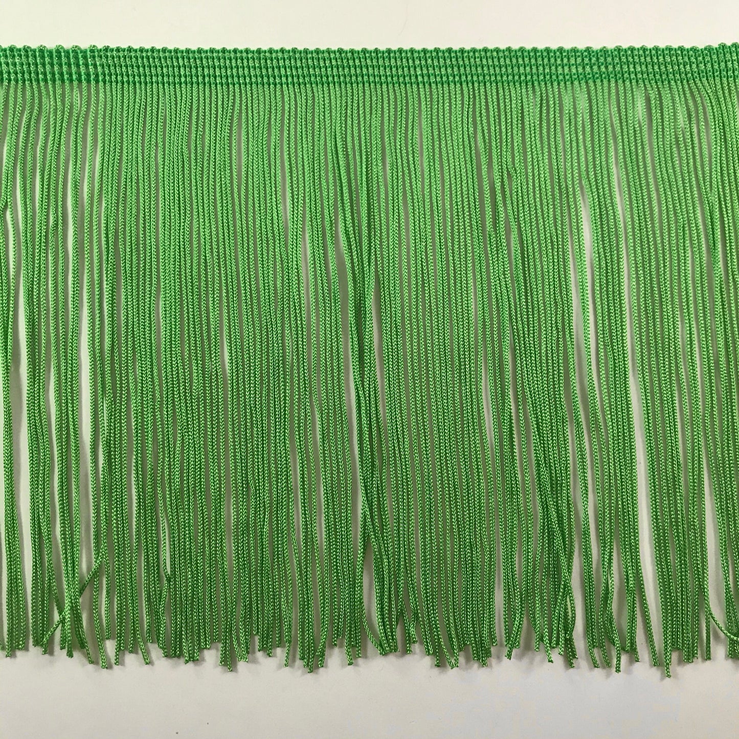 By the Yard-6" KELLY GREEN Chainette Fabric Fringe Lampshade Lamp Costume Trim