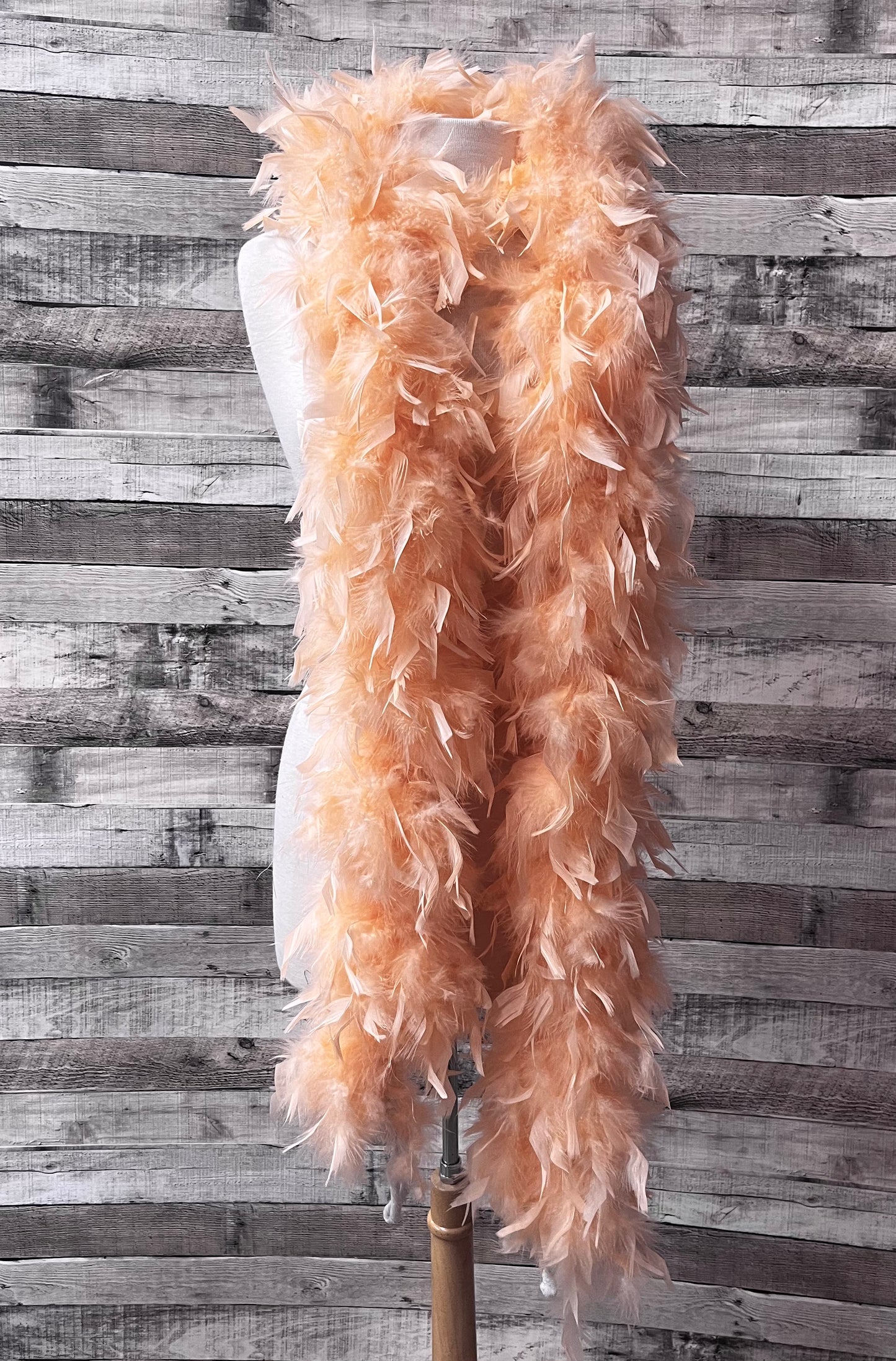 Thick 120g Chandelle Feather Boa PEACH 6 ft Costume/Craft Making
