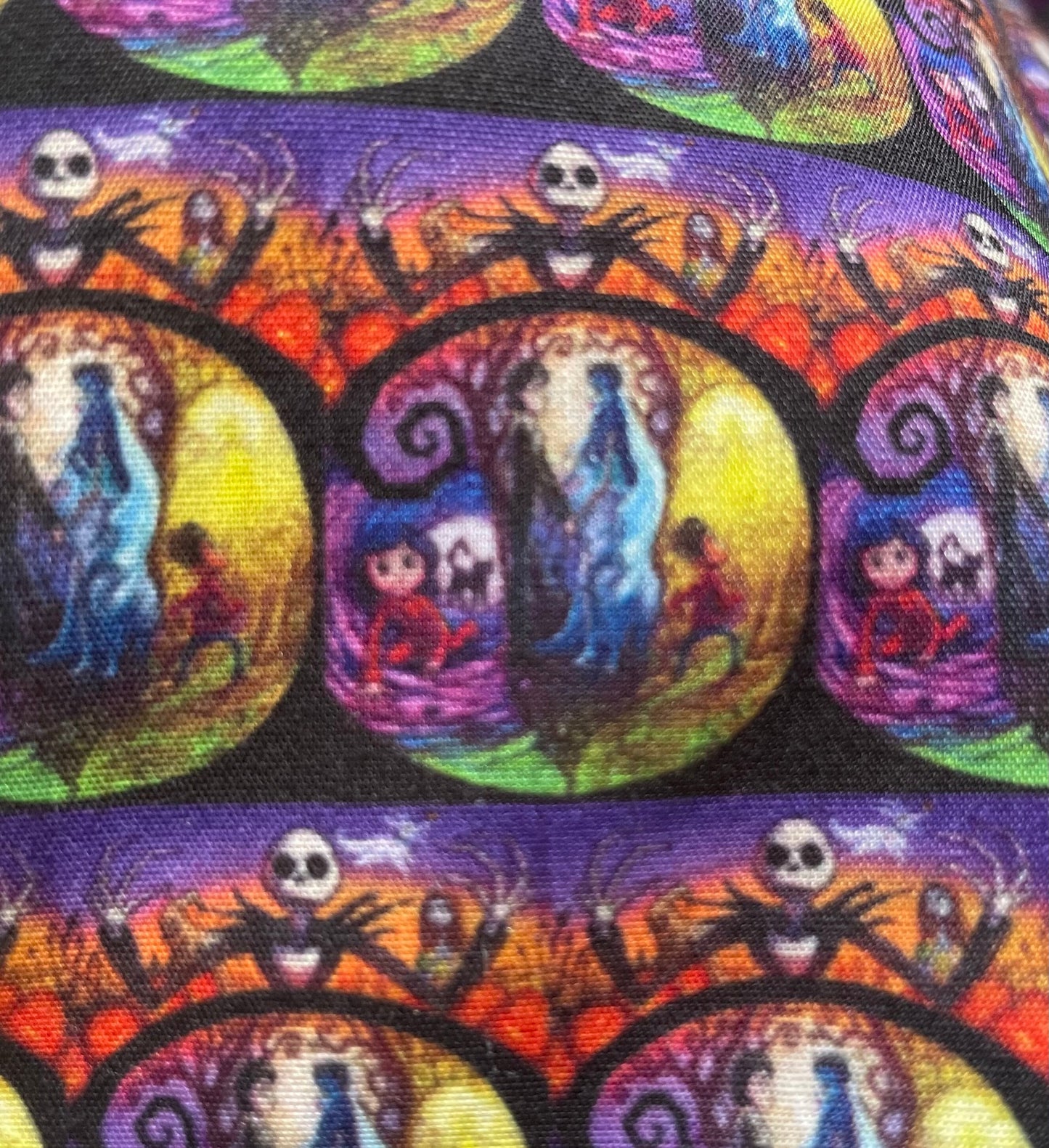 CLEARANCE-56" Halloween mix Poly Cotton Blend Fabric