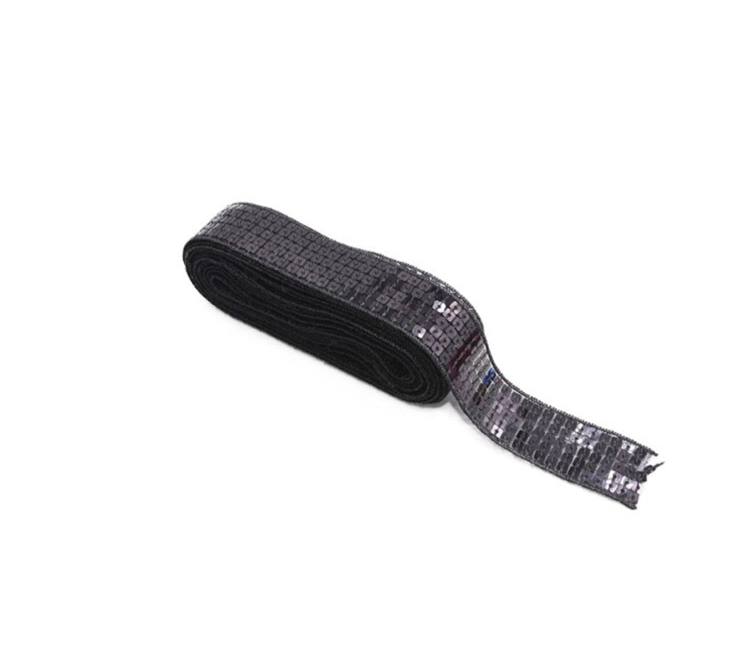 1" Flat Square Sequin Trim