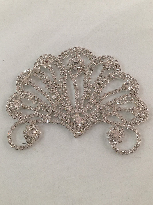 Large Rhinestone Sew Applique