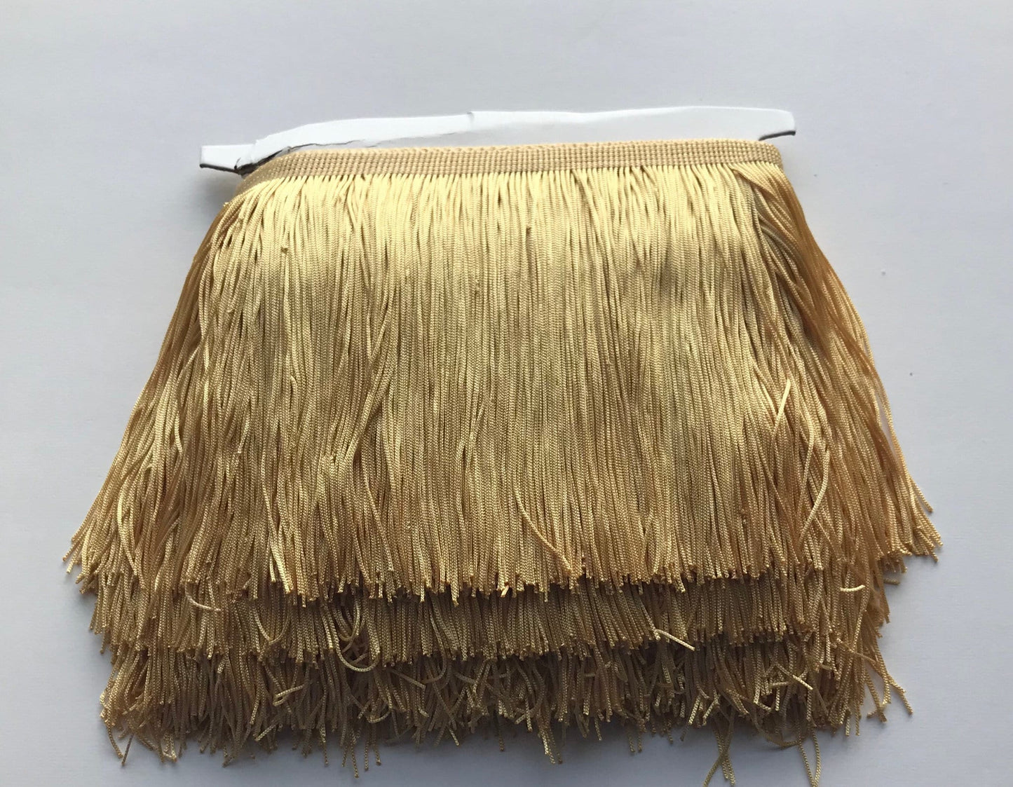 10 Yard Bolt-6" GOLD CHAINETTE Fabric Fringe Lampshade Lamp Costume Trim