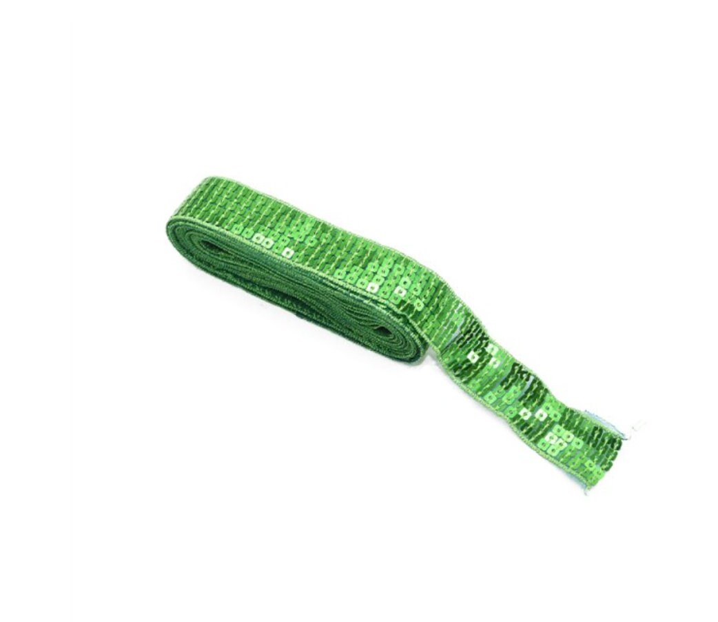 1" Flat Square Sequin Trim